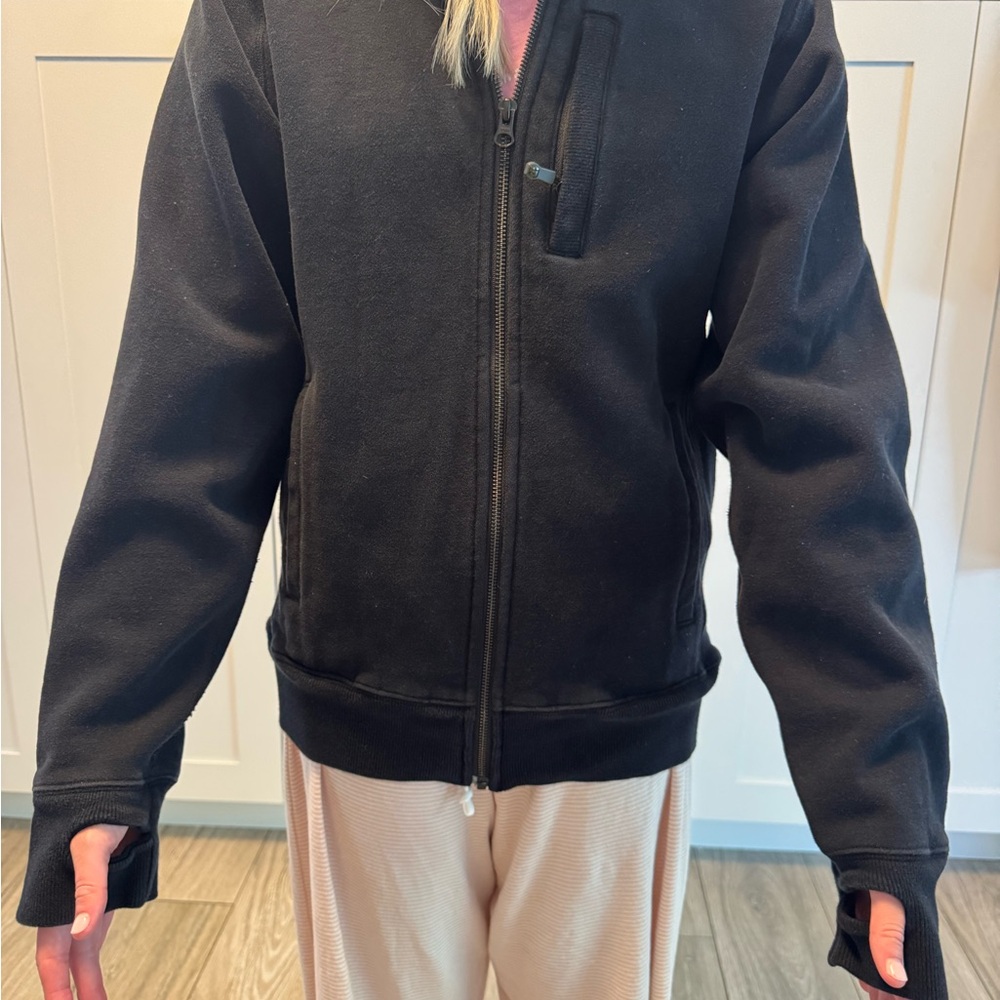 Lululemon size small Black full zip hoodie Jacket